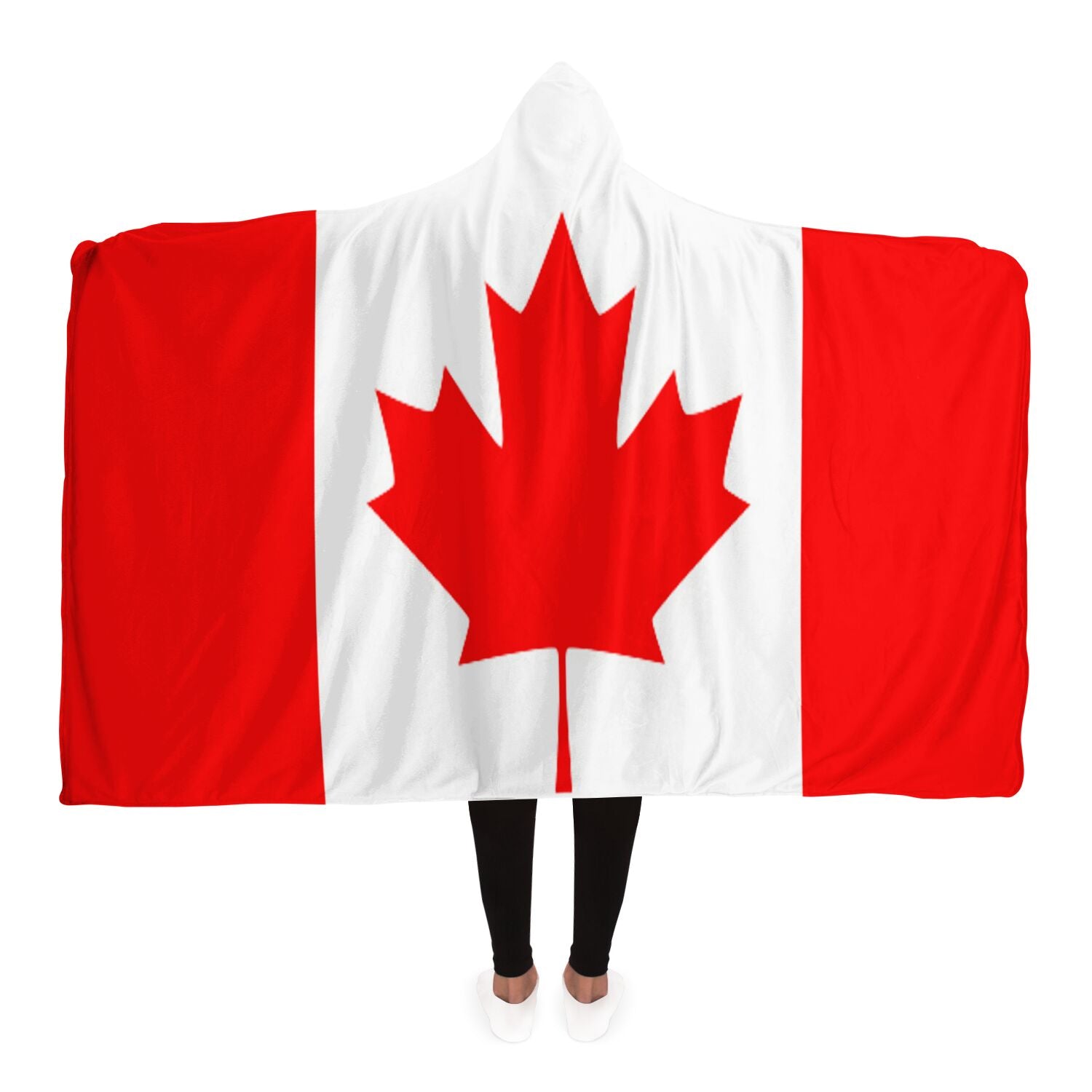 canada hoodie flag view